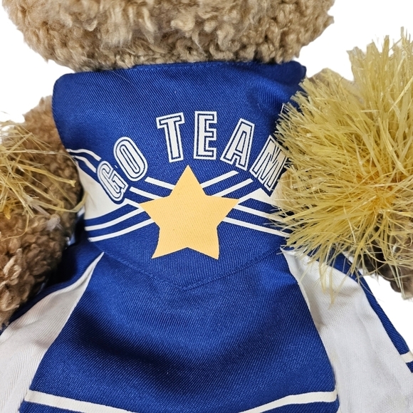 Build A Bear Fuzzy Teddy‎ Bear Cheerleader Plush Stuffed Animal - Picture 2 of 10